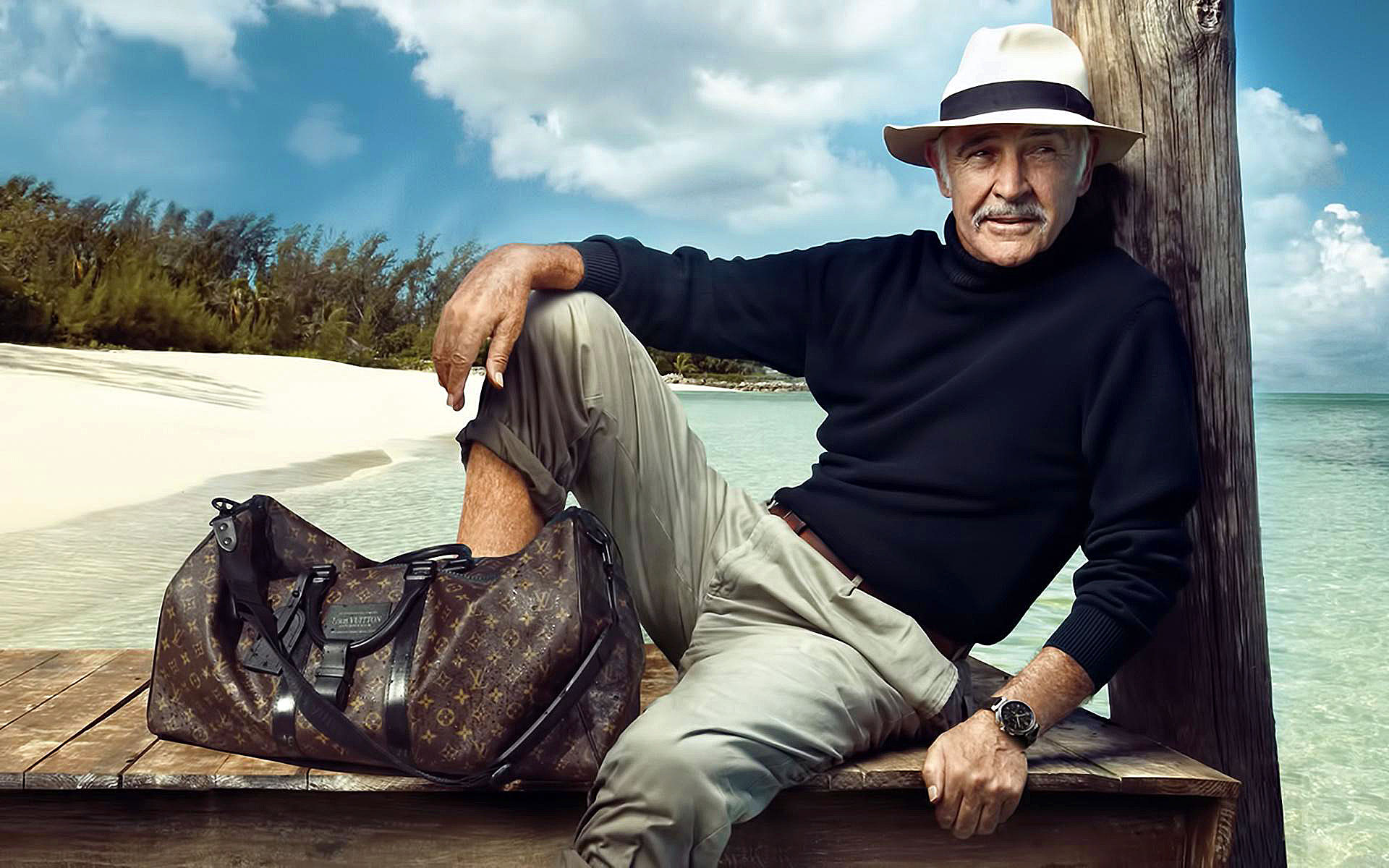 Louis Vuitton Keepall 55 Che Guevara - GMT-Master travel bag