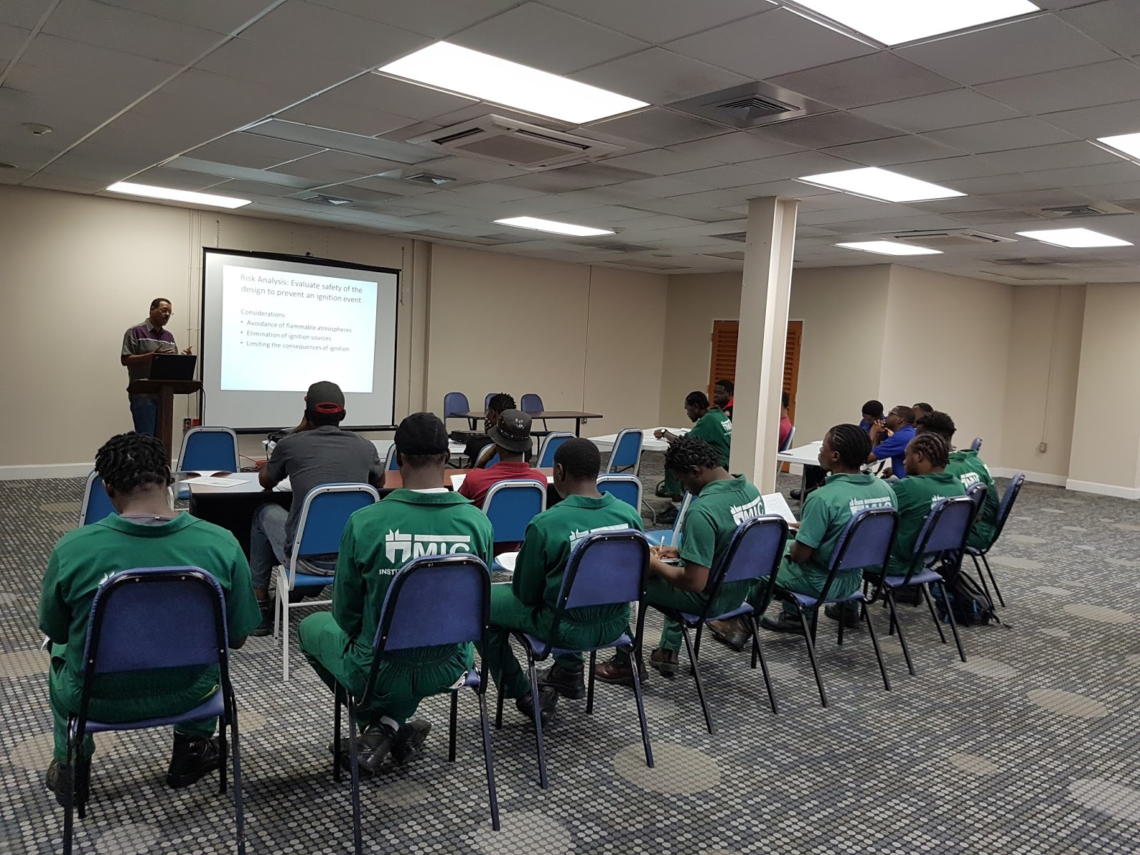 Trinidad and Tobago National Ozone Unit Training in Hydrocarbon Refrigerant at MIC Tobago