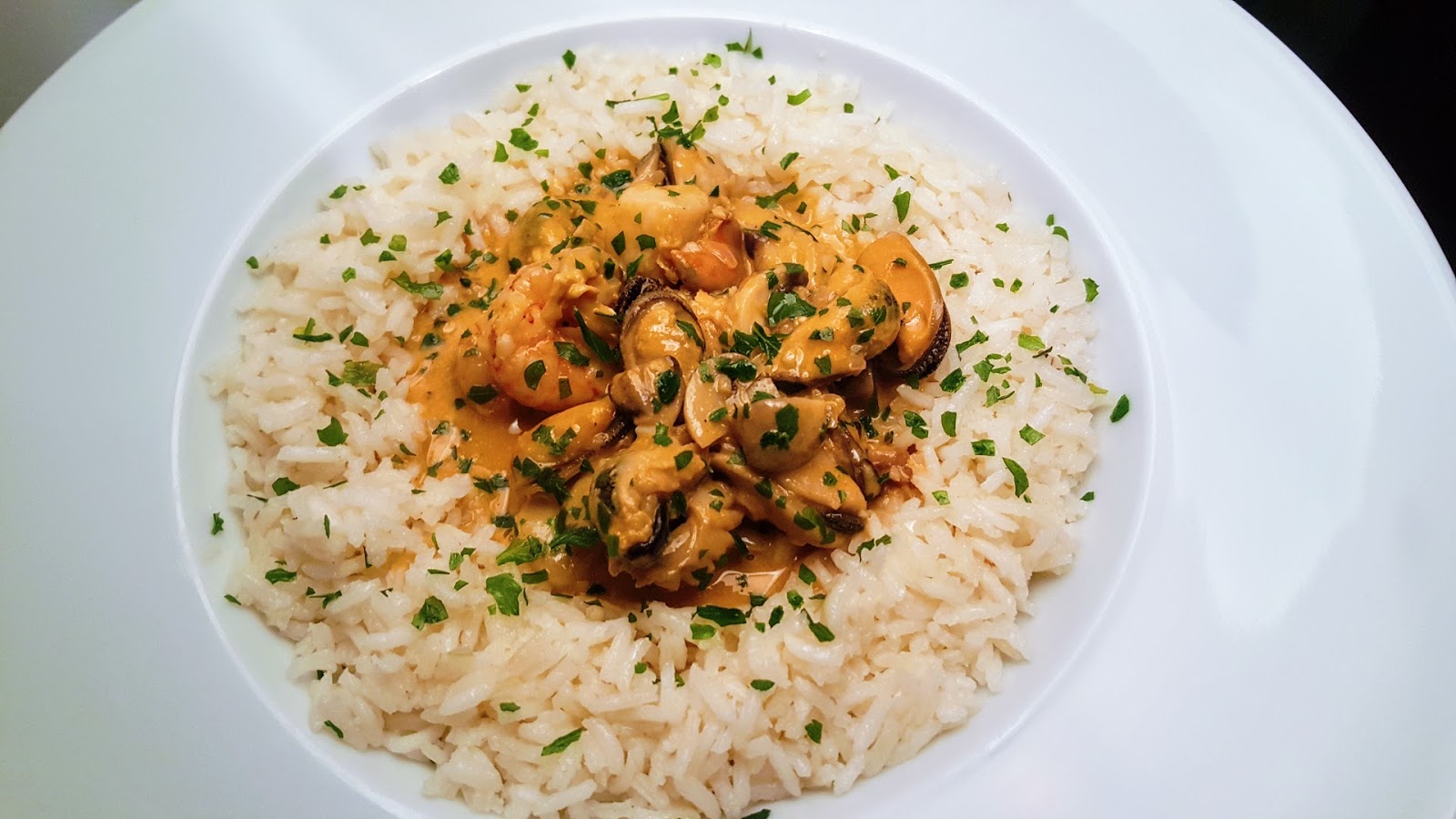 Pilaf de fruits de mer