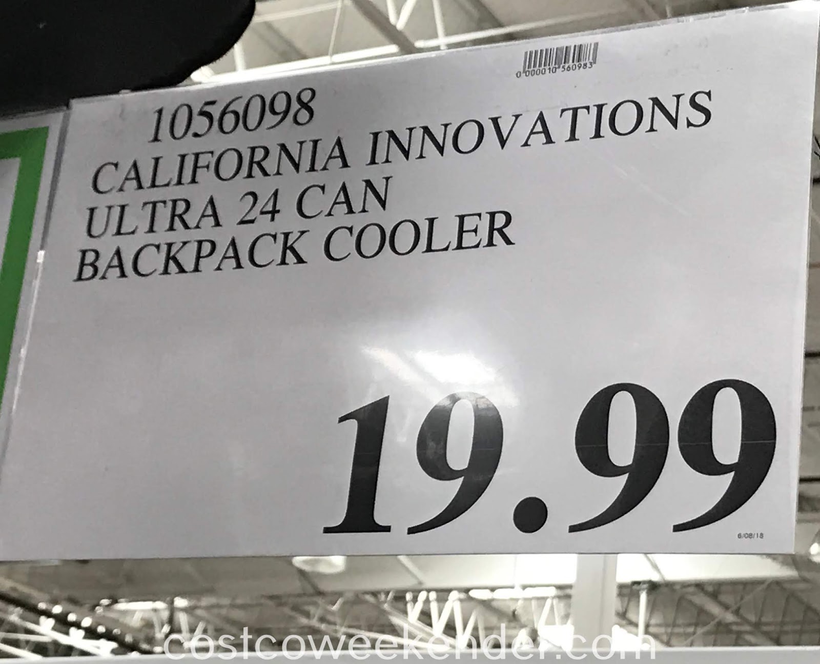 California Innovations Ultra 24 Can Backpack Cooler Costco Weekender