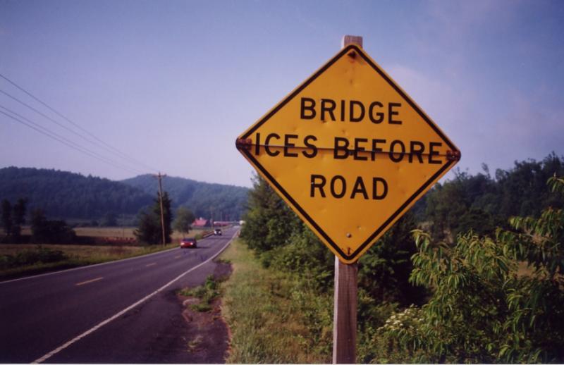 Hump bridge. Hump bridge