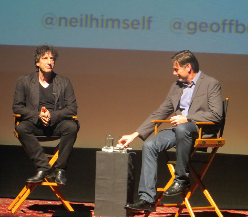 Neil Gaiman Live Talk and Book Signing Bookish Whimsy