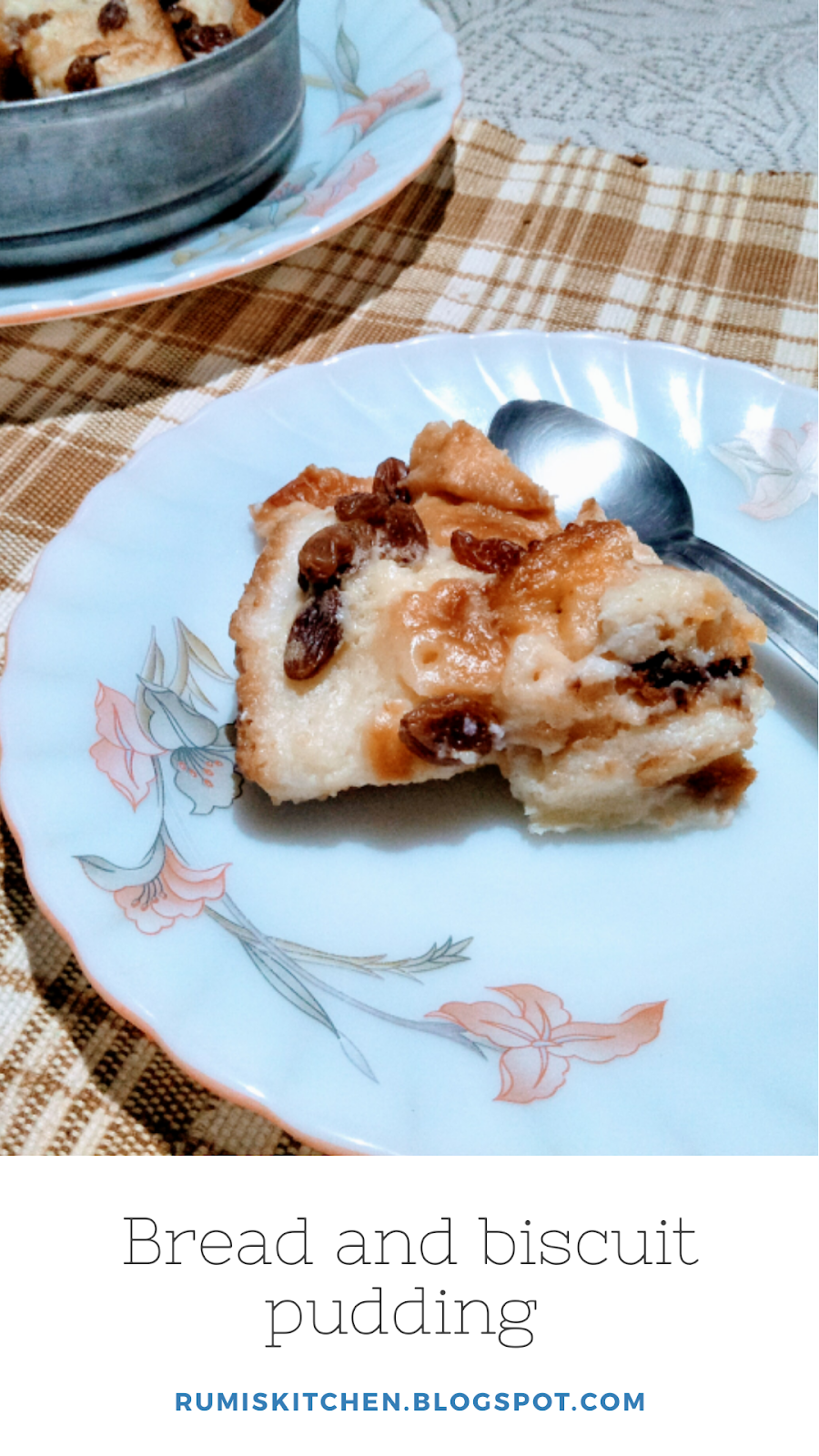 Pressure cooker bread and biscuit pudding recipe