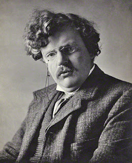Image of a mentor from a different century: G K Chesterton