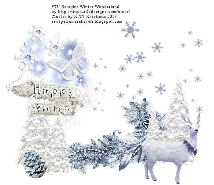 Escape From Reality Blog FTU 'Winter Wonderland' Cluster & Cluster Frames