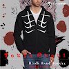 fashion cowok fashioncowok black hard hoodie - tokyo ghoul