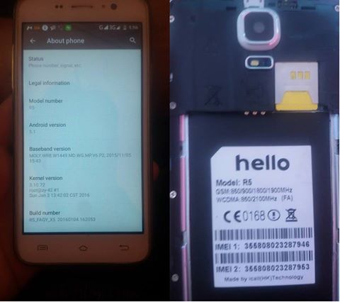 Hello r5 flash firmware | Firmware Zone