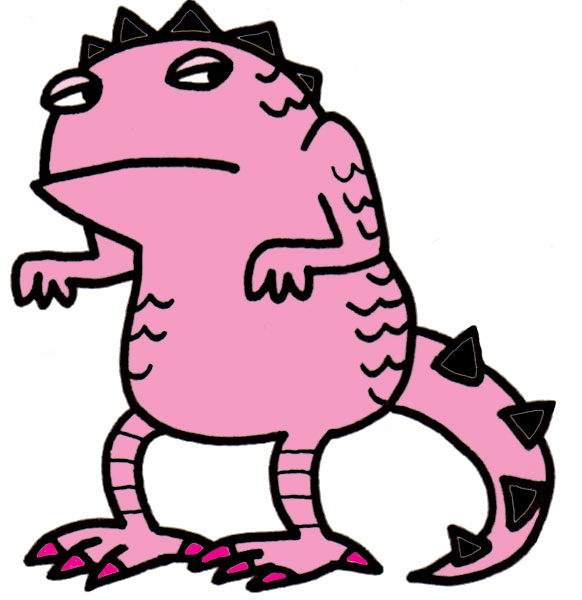 McDonnell Doodles Pink Monsters!