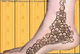 mehndi designs for feet