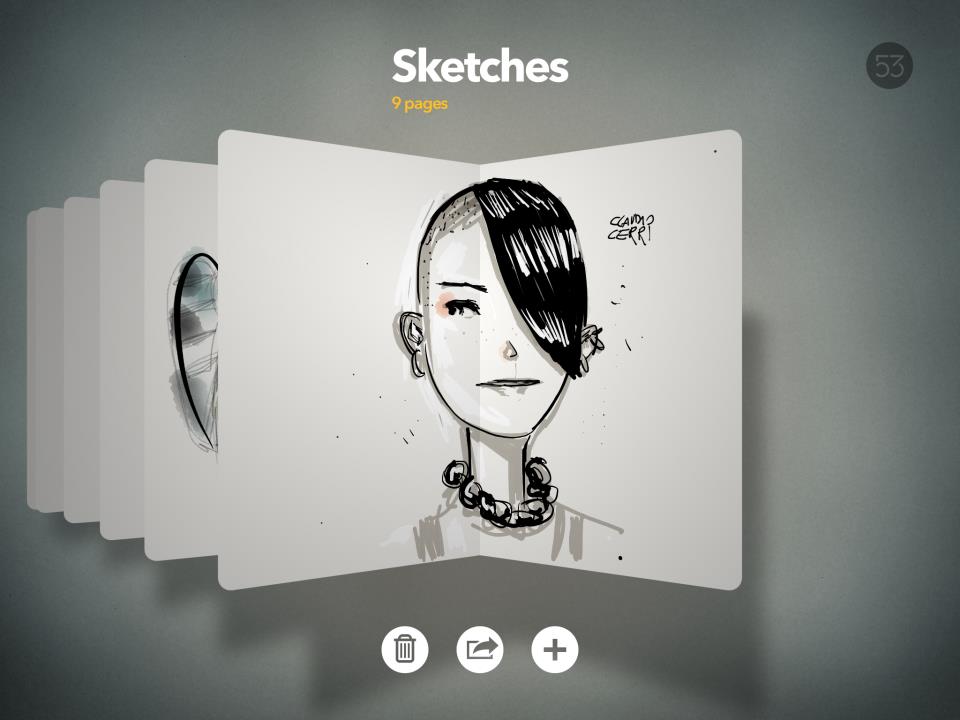 Drawing with IPad Paper App