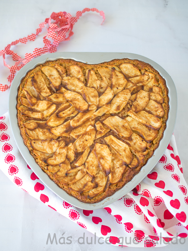 Tarta de manzana con baticora