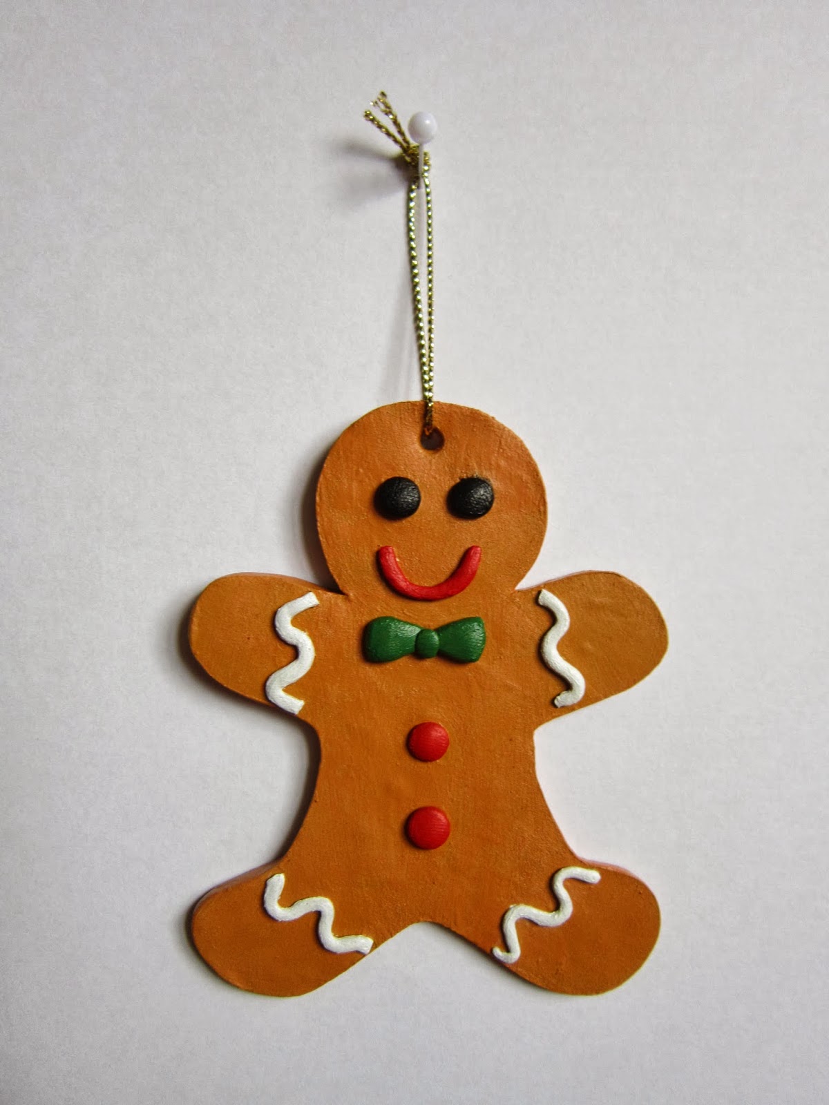 The Craft-Arty Kid (Old blog): Gingerbread Men Ornaments