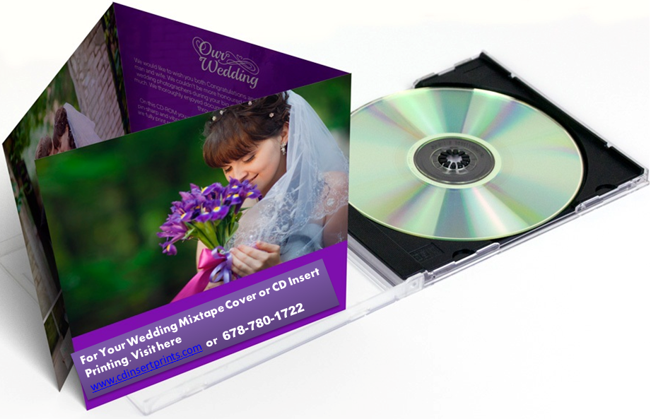 CD Insert Printing Professional Short Run Mixtape Cover Printing Jobs