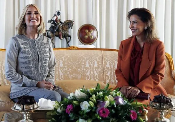 Princess Lalla Meryem, the sister of King Mohammed of Morocco, hosted a royal dinner in honor of Ivanka Trump