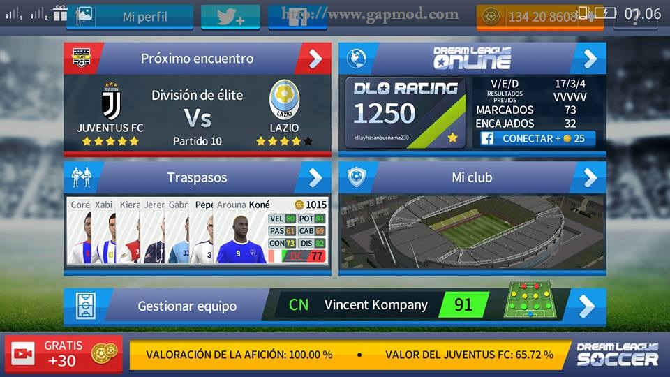 DLS 2017 v4.01 Mod Apk + Data (Unlimited Money)