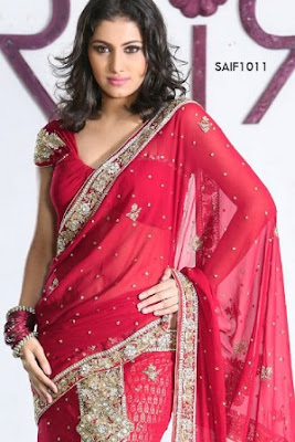 Red-Indian-Wedding-Saree-
