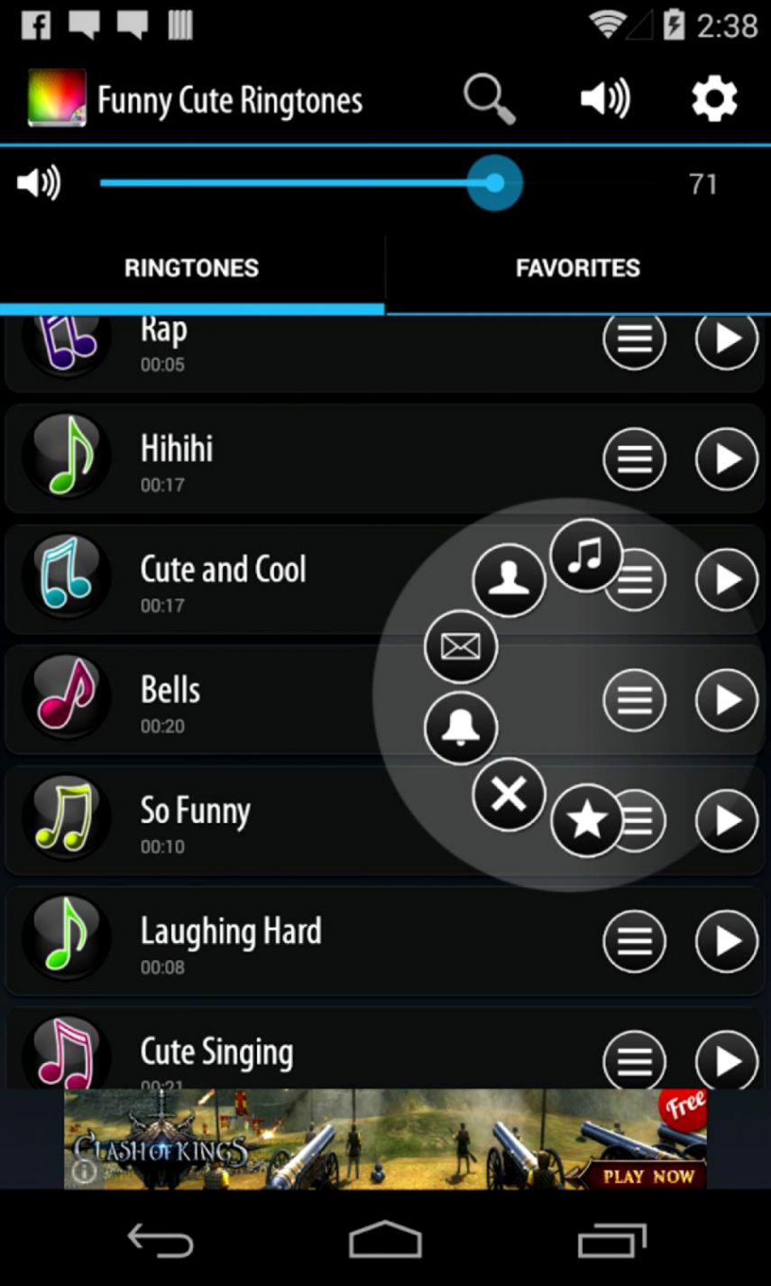Funny and Cute Ringtones v726 for Android   Download