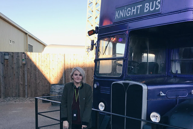 photo of the Knight bus and I photo of the Knight bus and I