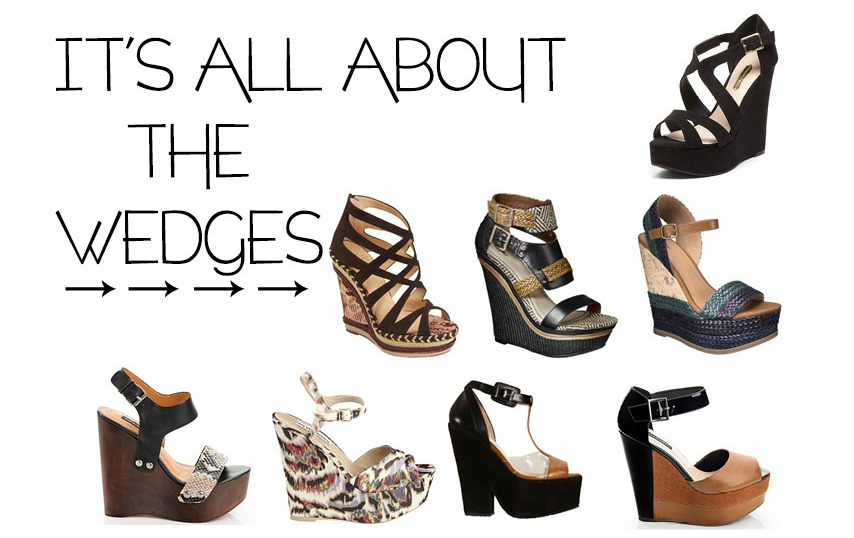 IT'S ALL ABOUT THE WEDGES Platforms & PeepToes