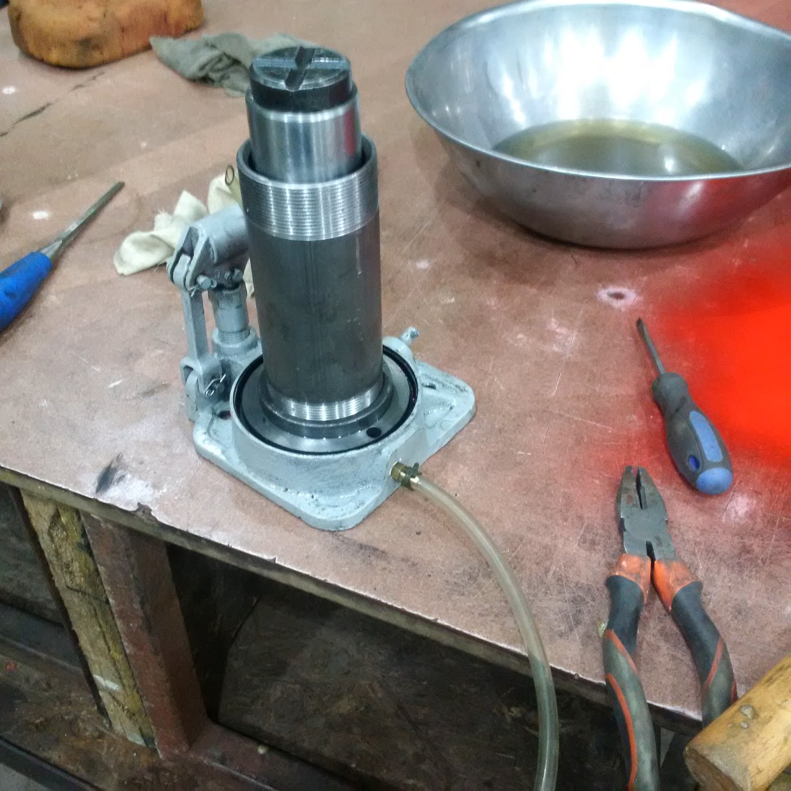 Another Day Another Project DIY 20Ton Shop Press With Upside Down