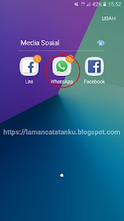 buka aplikasi whatsapp untuk block dan unblock kontak