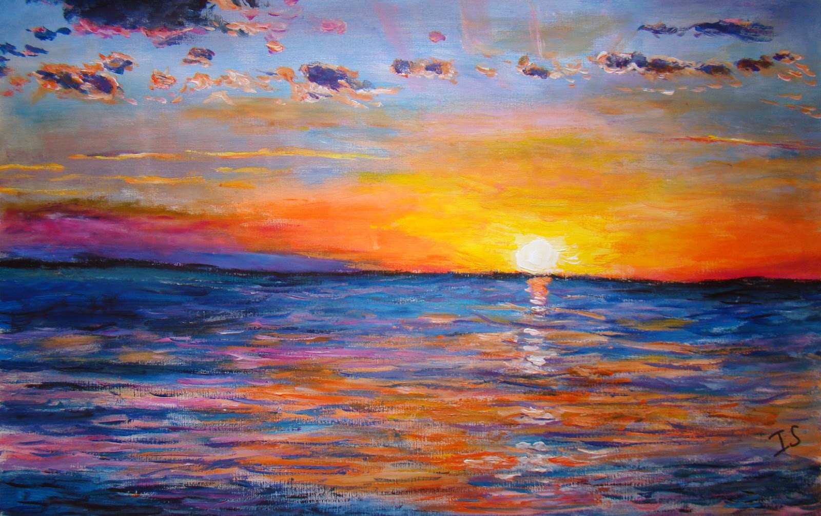 As mais belas pinturas sobre o pôr do Sol
