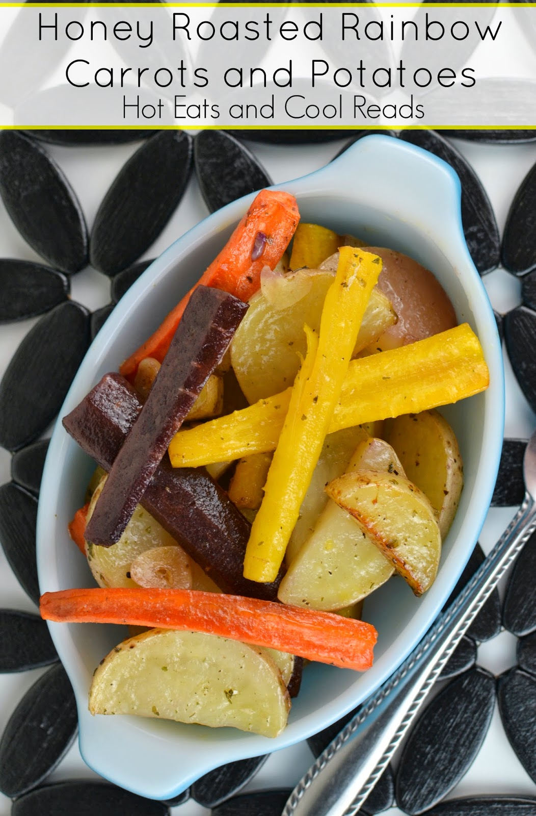 Honey Roasted Rainbow Carrots and Potatoes Recipe