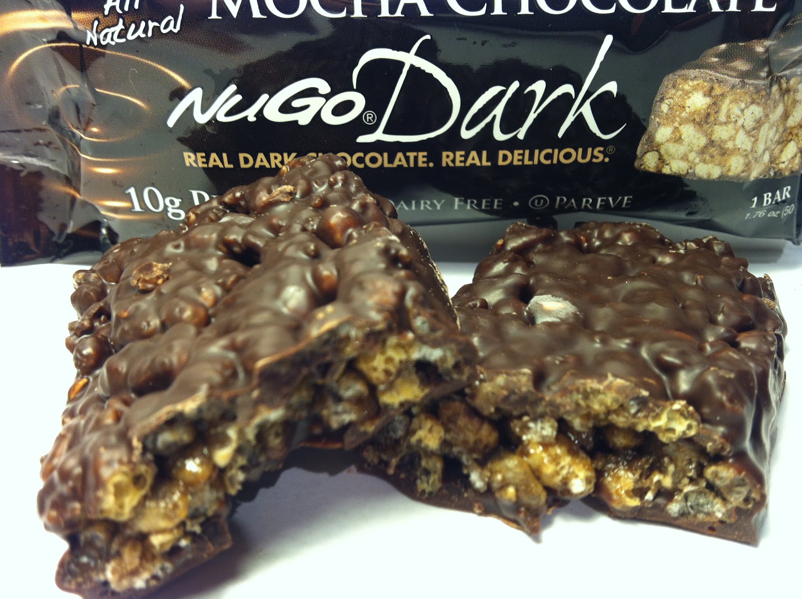 Crazy Food Dude Review NuGo Dark Mocha Chocolate Bar