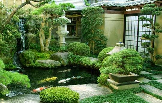 Japanese garden style