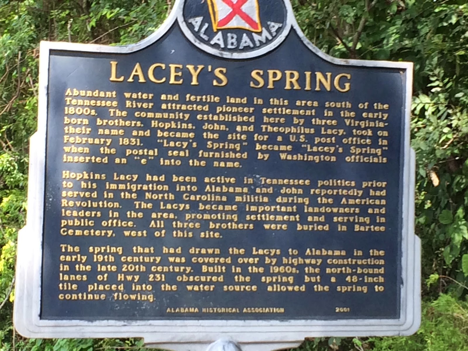 Alabama Yesterdays Leon Grocery in Lacey's Spring