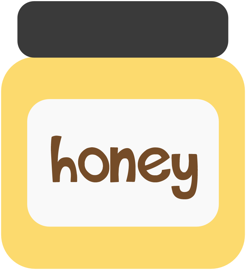Bears, Honney and Bees Clipart