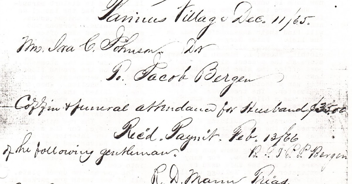 Snippet From The Past December 10, 1865 Death of Ira C. Johnson