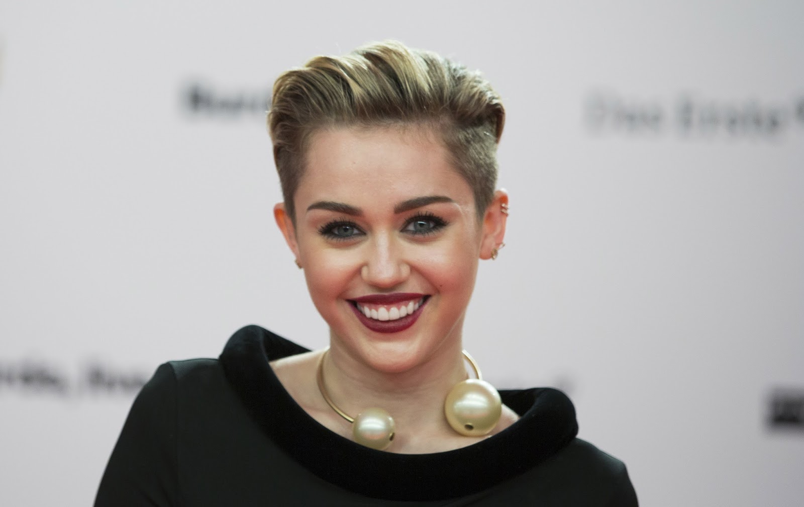 Miley Cyrus wears Vintage Jean Paul Gauliter at the 2013 Bambi Media Awards in Berlin