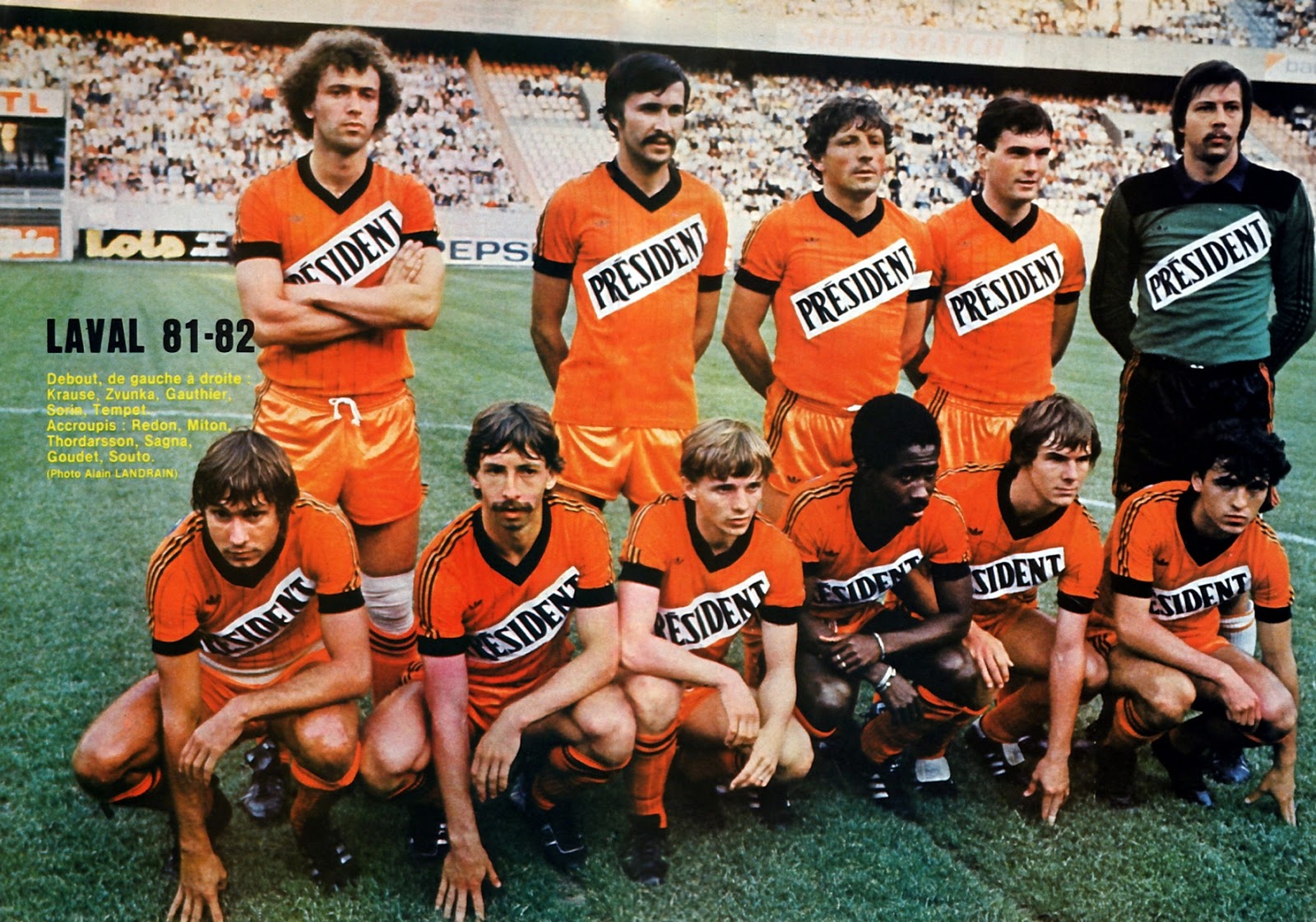 STADE LAVALLOIS 198182. By Panini.