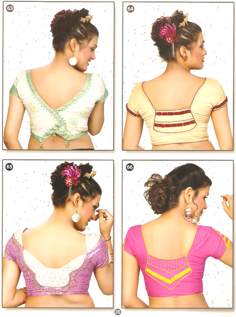 neck in design blouse Anjali  Back Images, Latest Design Pics Blouse back Neck Blouse Designs Back