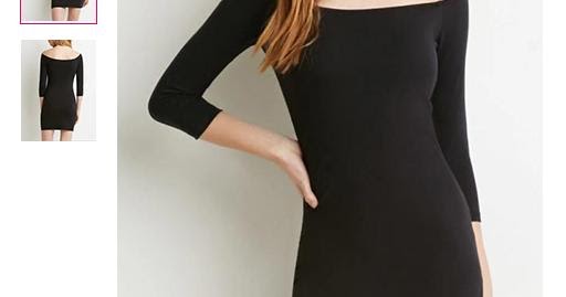 Bardot Top Dress - Black Off The Shoulder