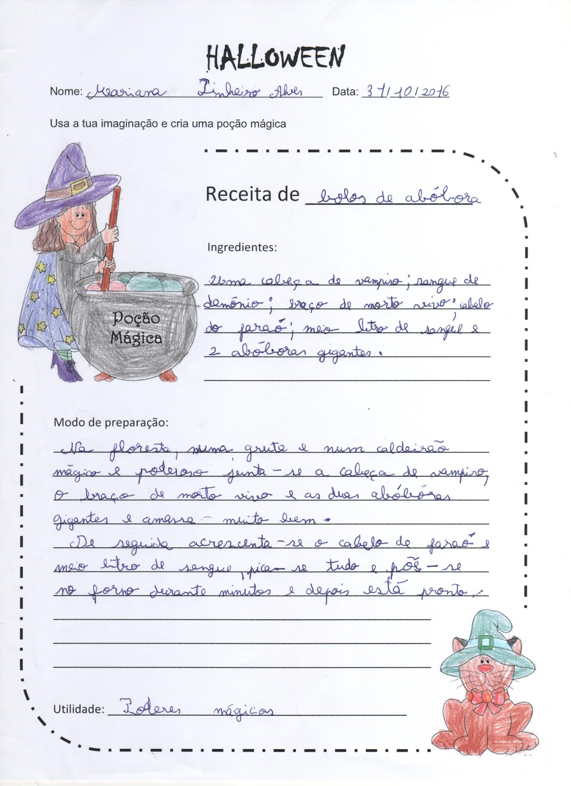 Aventuras de Palmo e Meio Receitas de poções mágicas 3º ano Aventuras de Palmo e Meio Receitas de poções mágicas 3º ano