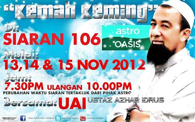 Kemah Keming Ustaz Azhar Idrus Live di Astro Oasis