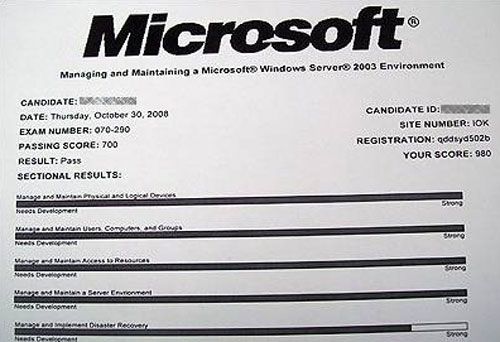 Sertifikasi Microsoft: Sertifikasi IT
