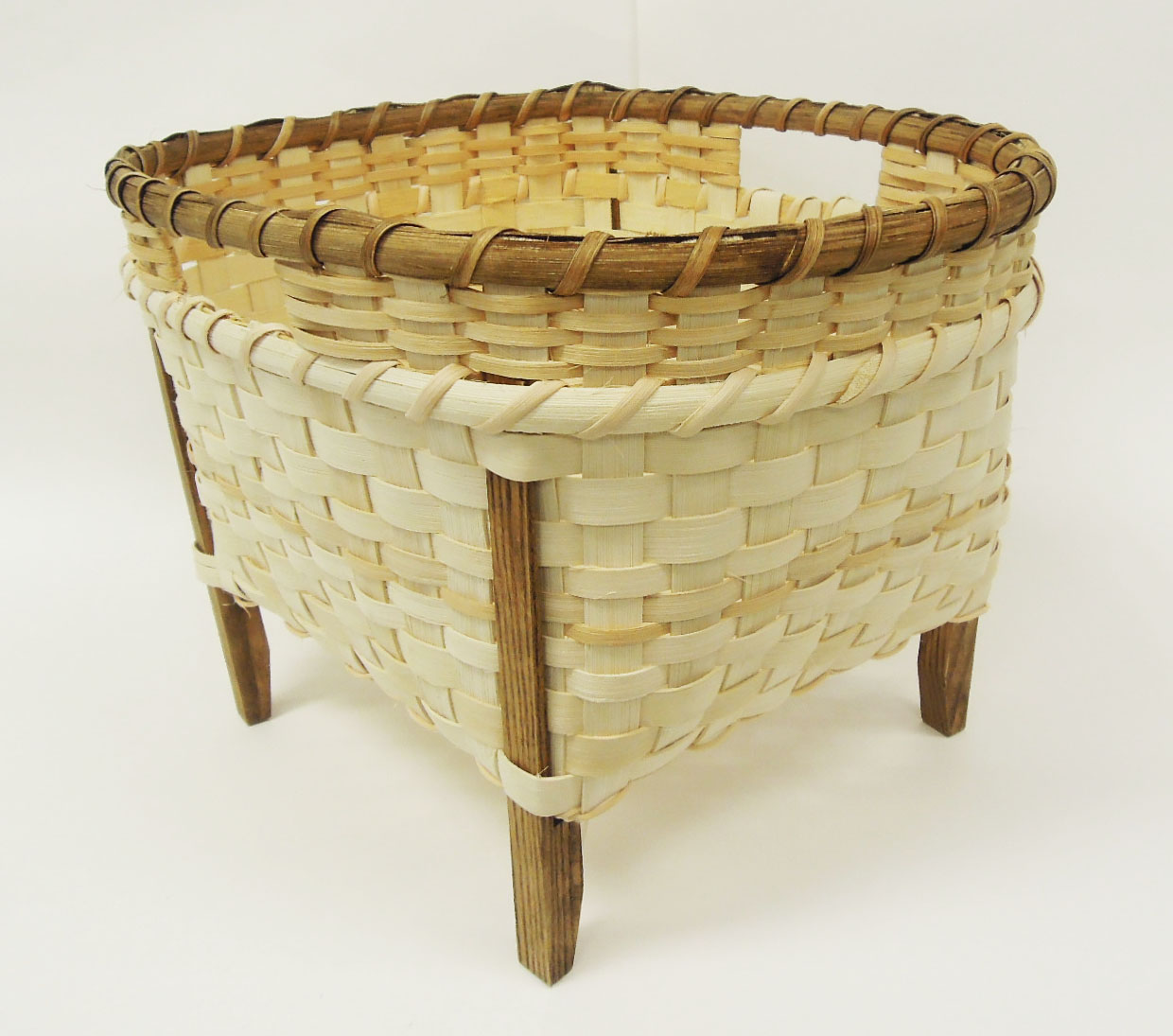 Baskets and more...... Footed Yarn Basket