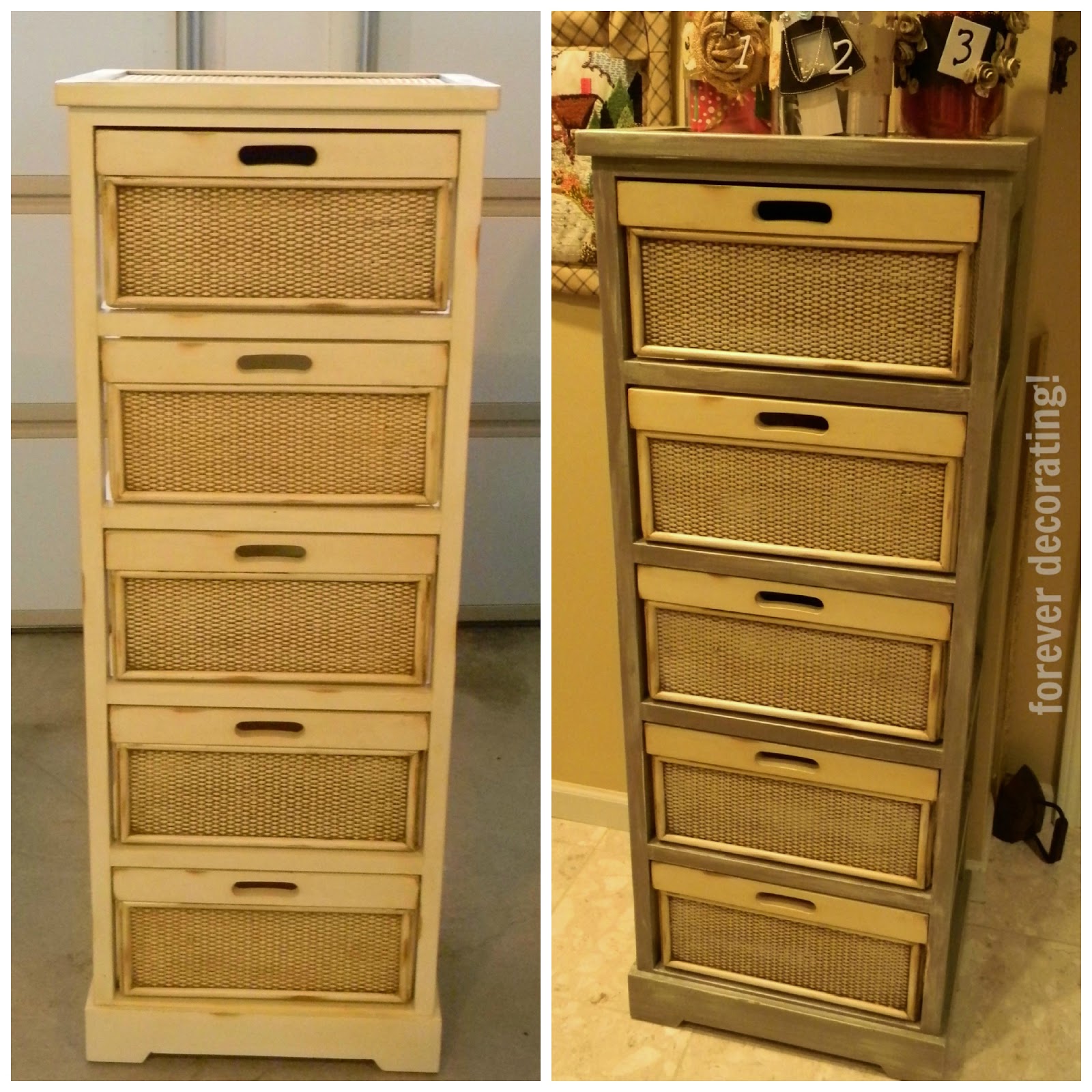 Forever Decorating : Wicker Drawer Stand