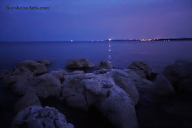 lighthouse Adriatic Sea Umag Croatia dawn