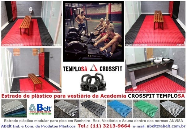 Piso plastico para CrossFit Templo|SA São Paulo