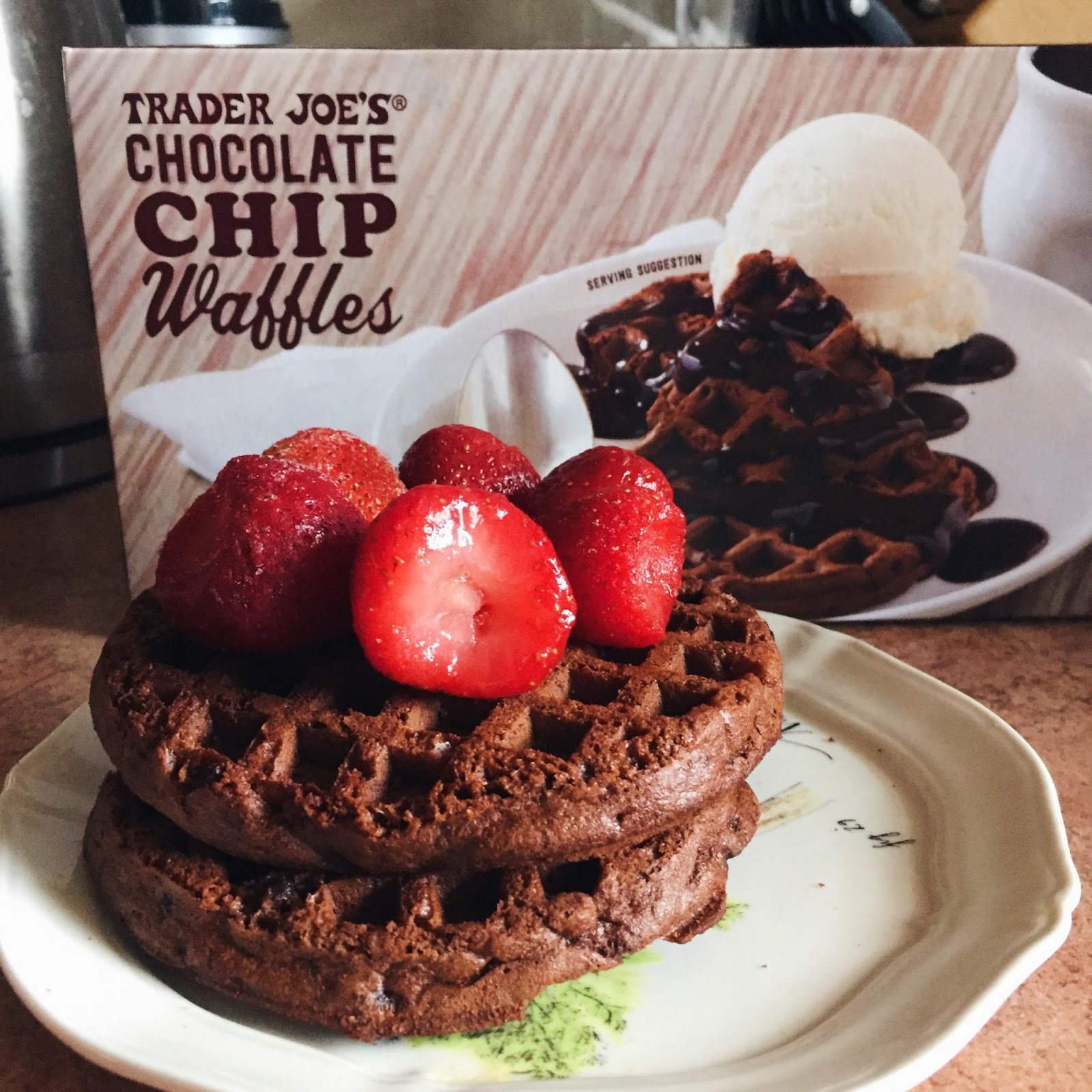 Trader Joe's Chocolate Chip Waffles