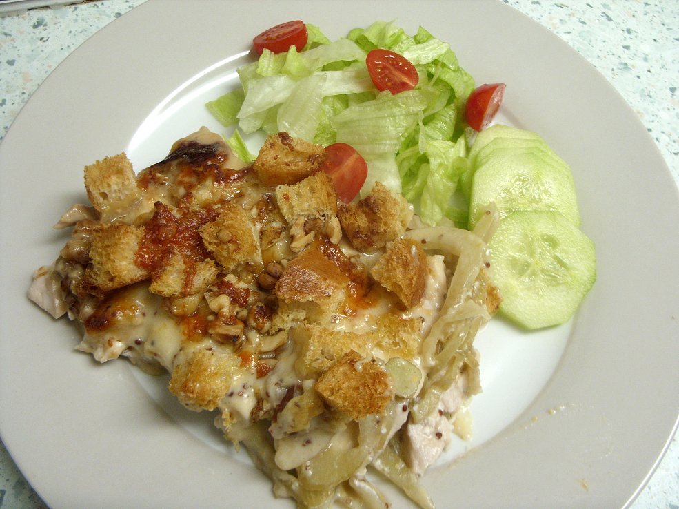 Jenny Eatwell's Rhubarb & Ginger Chicken & Fennel Gratin