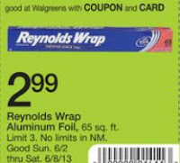 Walgreens: Aluminum Foil 65 sq...