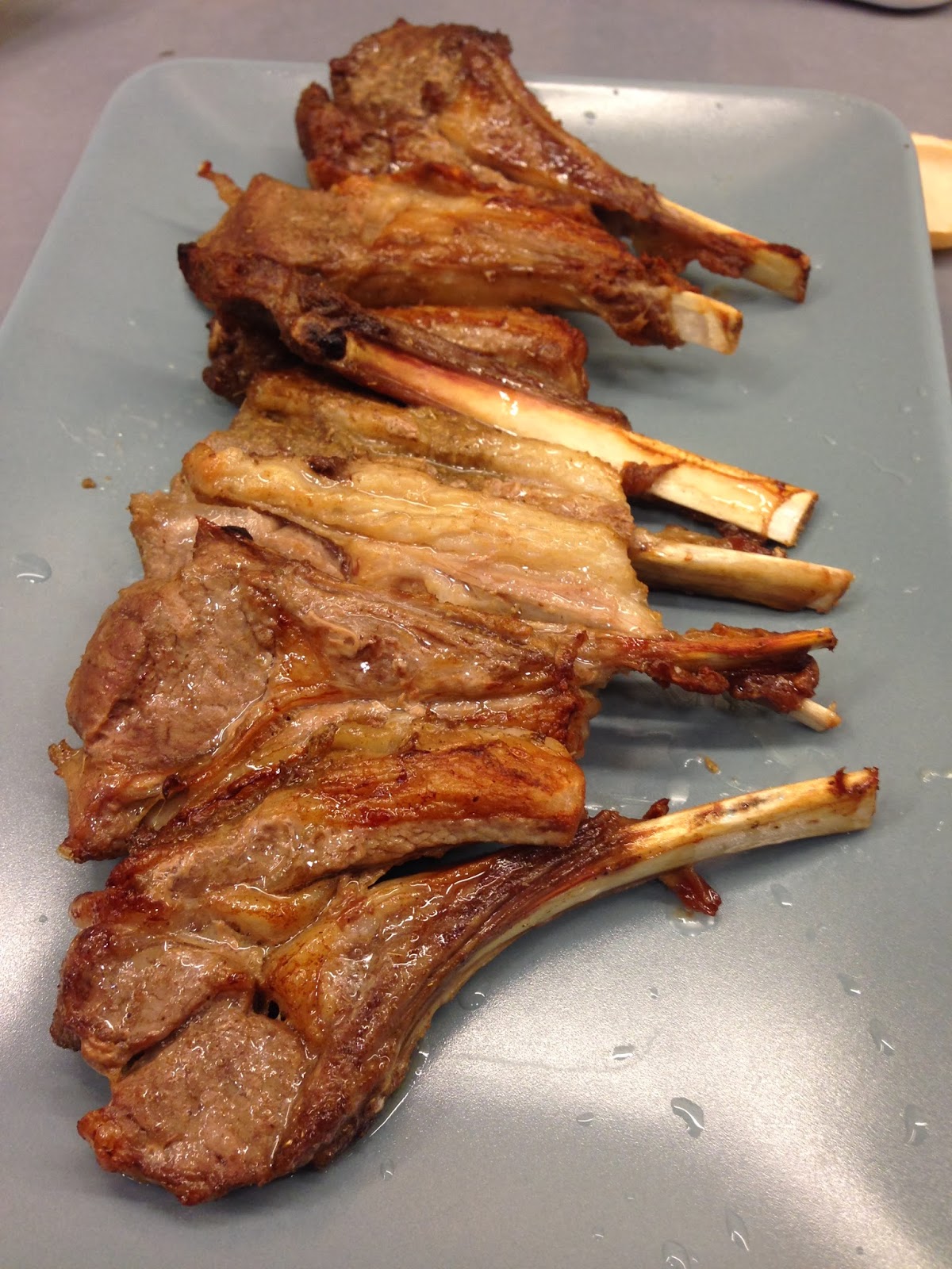大蚊廚房 : 籽然烤羊架 (光波爐食譜)
