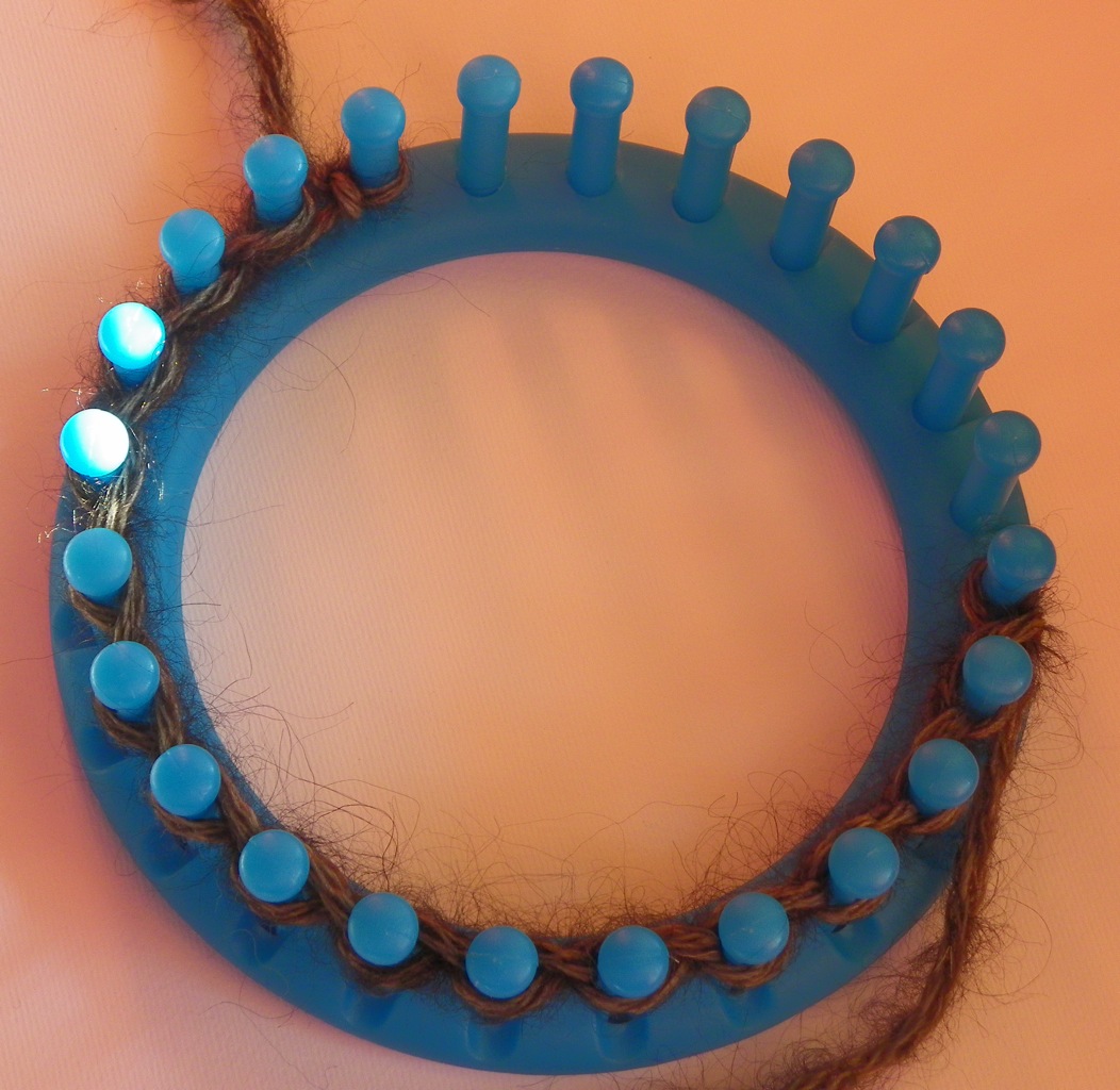 Gravity Threads Guanti senza dita lunghi 28 cm lavorati a maglia