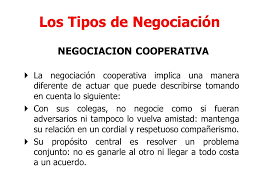 Arriba 53+ imagen modelo de negociacion cooperativo