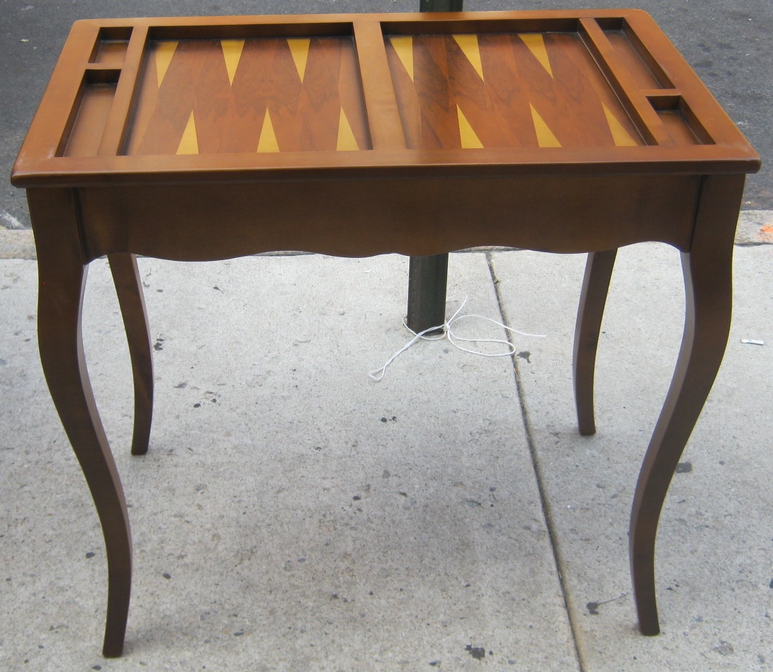 Uhuru Furniture & Collectibles Wood Game TableSold